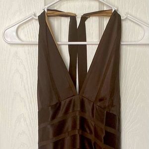 BCBG MAXAZRIA Dress Brown Sz 6